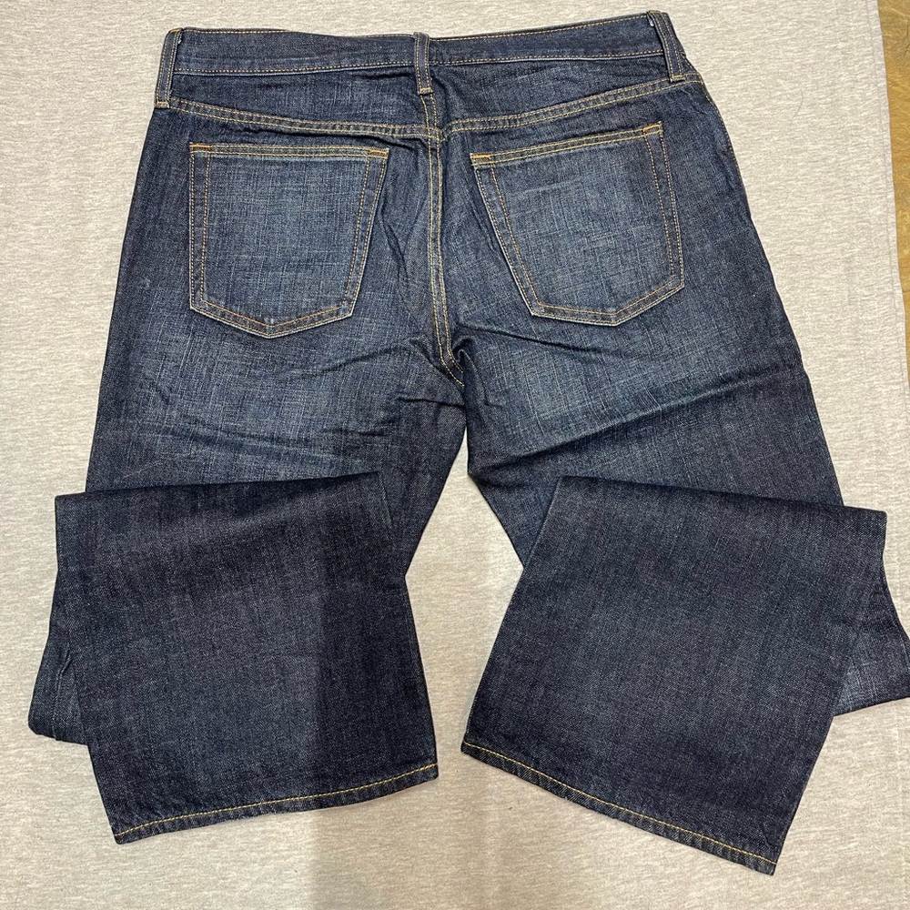 Old Navy Dark Blue Bootcut Jeans - Picture 2 of 3